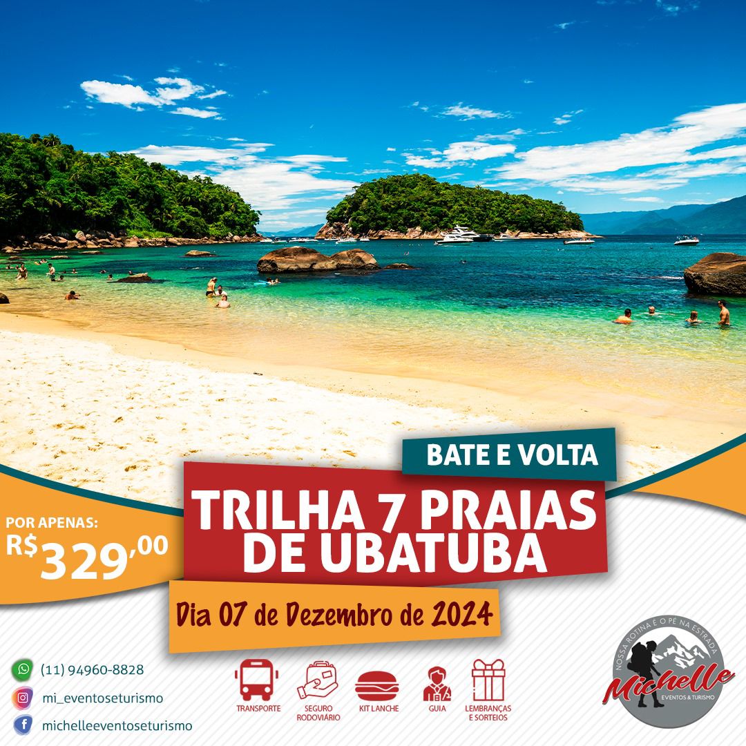 TRILHA 7 PRAIAS DE UBATUBA